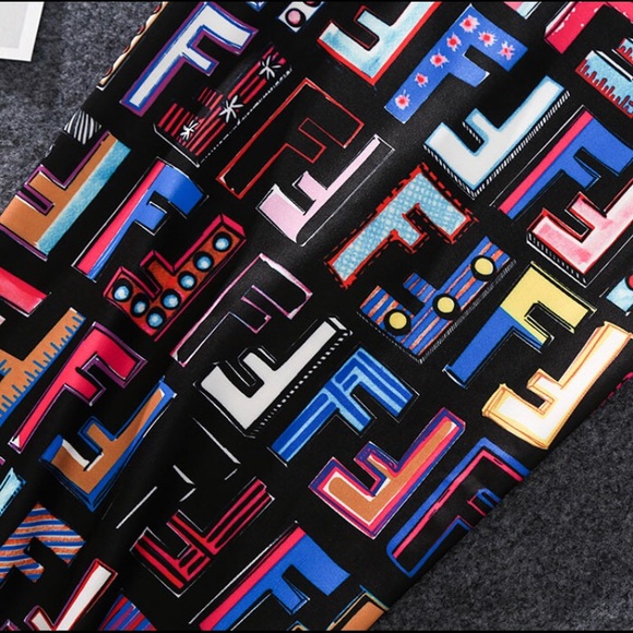 Graffiti Pencil Skirt - Picture 3 of 4